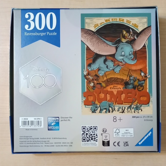 Disney Dumbo Ravensburger 300 pc jigsaw puzzle - Picture 3 of 8